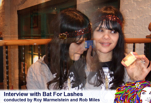 Bat For Lashes interview, conducted by Roy Marmelstein and Rob Miles for Platforms Magazine