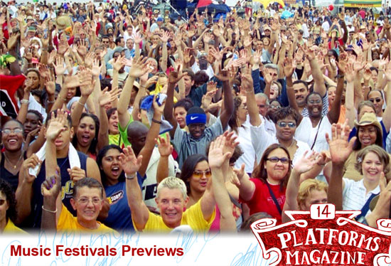 Music Festivals Previews, written by Roy Marmelstein and Greg Stuart